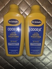 Dr. Scholl's Odor X Ultra All-Day Odor Fighting Deodorant Foot Powder Lot Of 2