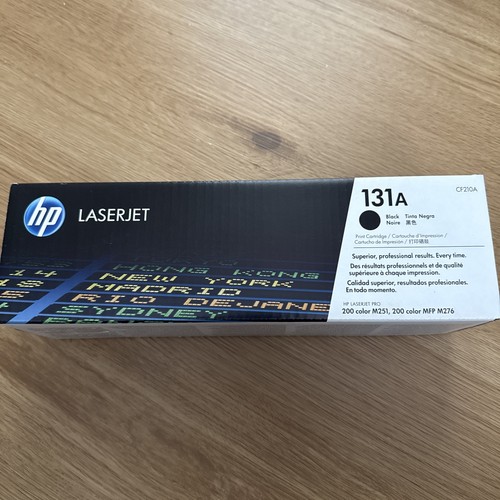 HP 131A Original LaserJet Tonerkassette - Schwarz (CF210A) in werkseitig versiegelter Verpackung