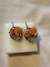 Beautiful Flower Stud Earring Colorful and 3D Flower Earrings for Women Fashion