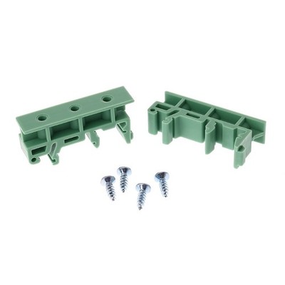 2pcs DIN 35mm Rail Adapter Circuit Board Mounting Bracket Mount Holder