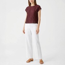 NWT Eileen Fisher Linen Sheen Square Top, 2 Colors, Size XXS-3X
