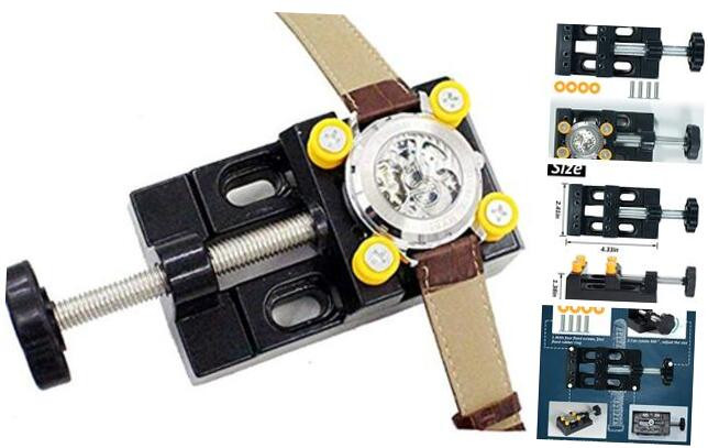 Adjustable Metal and Plastic Watch Case Opener Tool for Watchmakers