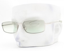 Prada Sunglasses Shiny Silver Green Silver Gradient SPR A60 1BC-80G with Case