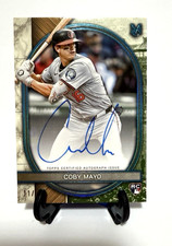2025 Topps Museum Collection Coby Mayo (RC) Archival Autograph Blue /15-Orioles!