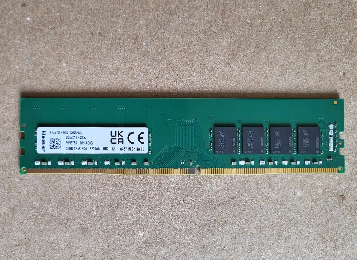 Kingston DDR4 SDRAM 32 GB Total Capacity Memory (RAM) for sale | eBay