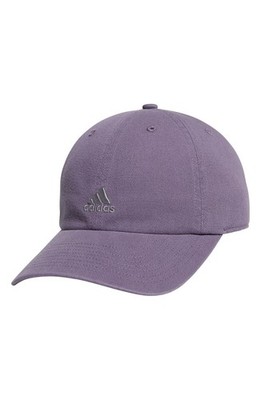 NEW Adidas women s Saturday 2.0 cap shadow violet cotton NWT
