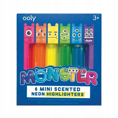 810104682497 Scented mini cars - Monsters - Set of 6 Ooly
