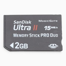 SanDisk Memory Stick Pro Duo Ultra II 2GB MagicGate Waterproof Card