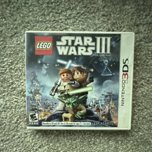 LEGO Star Wars III: The Clone Wars Nintendo 3DS Game 2D/3D NTSC-U/C