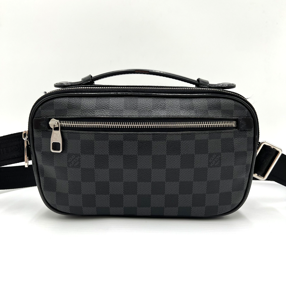 Louis Vuitton LV Shoulder Bag N41289 Ambree black Damier Graphite