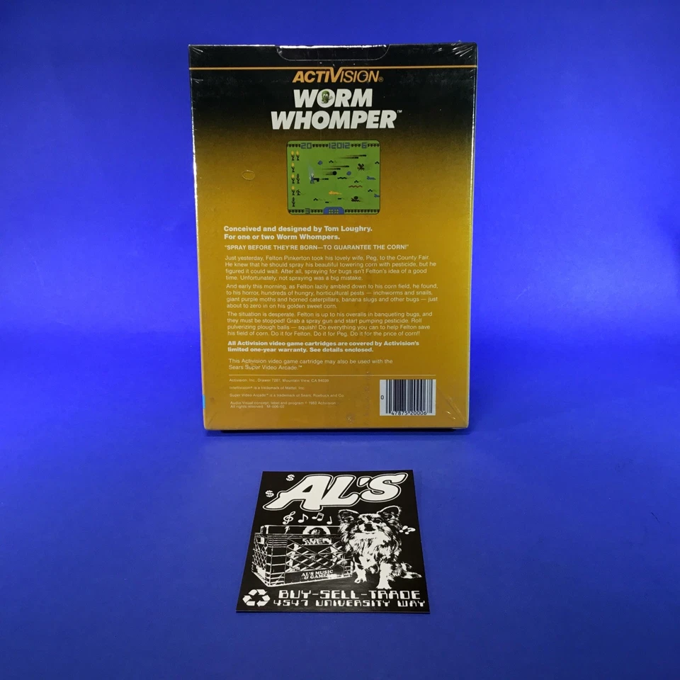 Worm Whomper - Intellivision, 1983 - CIB Sealed - Image 2 of 4