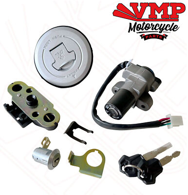 New Lock Key Set Ignition Barrel Fuel Cap Locks for Lexmoto Viper 125 SK125-22A