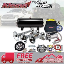 Kleinn Air Horn Model Hk8 Complete Triple Train Horn Kit W 150 Psi Air System Kleinn Air Horn Model Hk8 Complete Triple Train Horn Kit W 150 Psi Air System