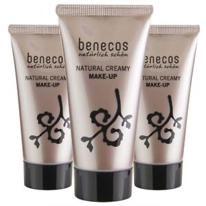Fond de teint crème bio maquillage Benecos ( 3 teintes différentes)