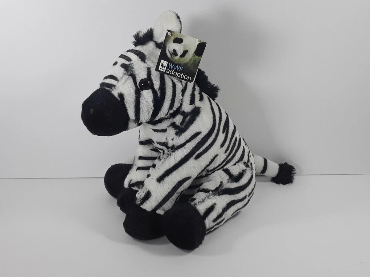 Wild Republic WWF World Wildlife Fund Adoption Zebra 12
