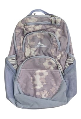 High Sierra Swoop Backpack Bookbag 17  Laptop Lavender Floral Lots Of Storage!