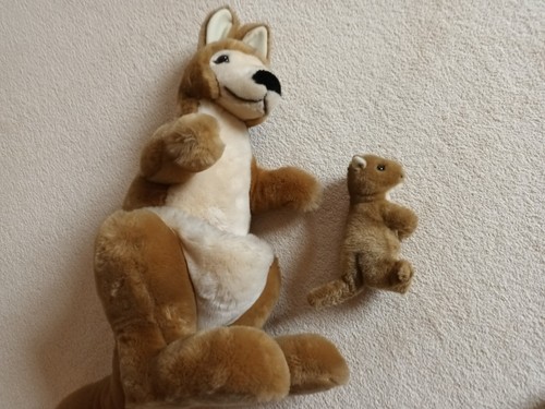 Känguru Steiff,Steiff,Känguru,Kängurubaby,KängurumitBaby,Plüschtier,Kuscheltier - Bild 7 von 11
