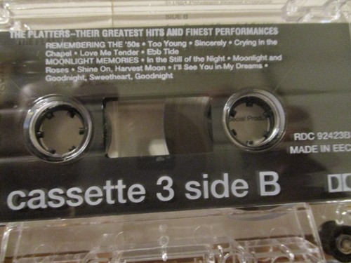 The Platters Collector s Edition of Original Recordings 3 Cassettes Like New - Picture 13 of 13