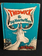 1976 Thidwick the Big Hearted Moose by Dr. Seuss Hardcover Book Library Binding