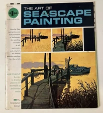Art of Seascape Painting Vintage 1966 Art Book Grumbacher Library