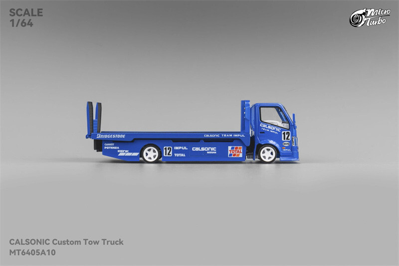 「」さんコラボ　ドラッグマーキュリー Micro Turbo 1:64 costom tow truck Calsonic Kansel Diecast Model