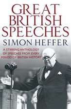 NEW The Great British Speeches 9780857383273 by Heffer, Simon