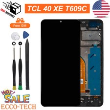 New LCD Display Touch Screen Digitizer Frame Assembly For TCL 40 SE T610K