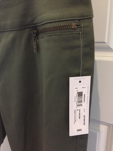 Bisou Bisou Michele Bombot Army Green Pant NWT - Picture 7 of 11