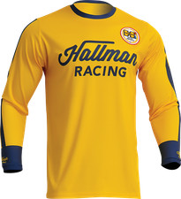 Thor Hallman Differ Roosted Jersey XL Lemon/N...