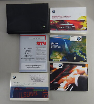 Board folder + operating instructions BMW 3 Series E46 316i 318i 320i/d 325i 330i/d...09/2002