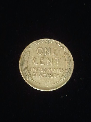 1945 LINCOLN WHEAT CENT ~ 'OBVERSE LAMINATION' ERROR ~ VERY FINE CONDITION - Picture 3 of 3