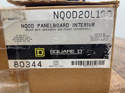 Electrical Panels & Boards - Square D Nqod Panelboard
