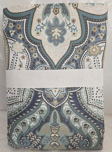 Pottery Barn King Jordana Paisley 1-Sham 36" x 20" Blue Multicolor - Picture 2 of 2