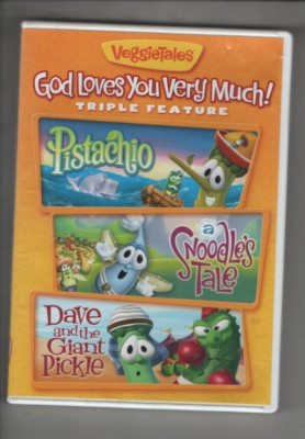 Veggietales Triple Feature Pistachio,Snoodle's Tale Dave Giant