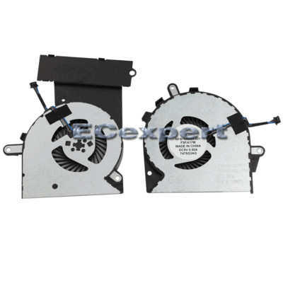 CPU GPU Fan for HP OMEN 15-ce011dx 15-ce019dx 15-ce051nr 15-ce198wm TPN-Q19 NEW