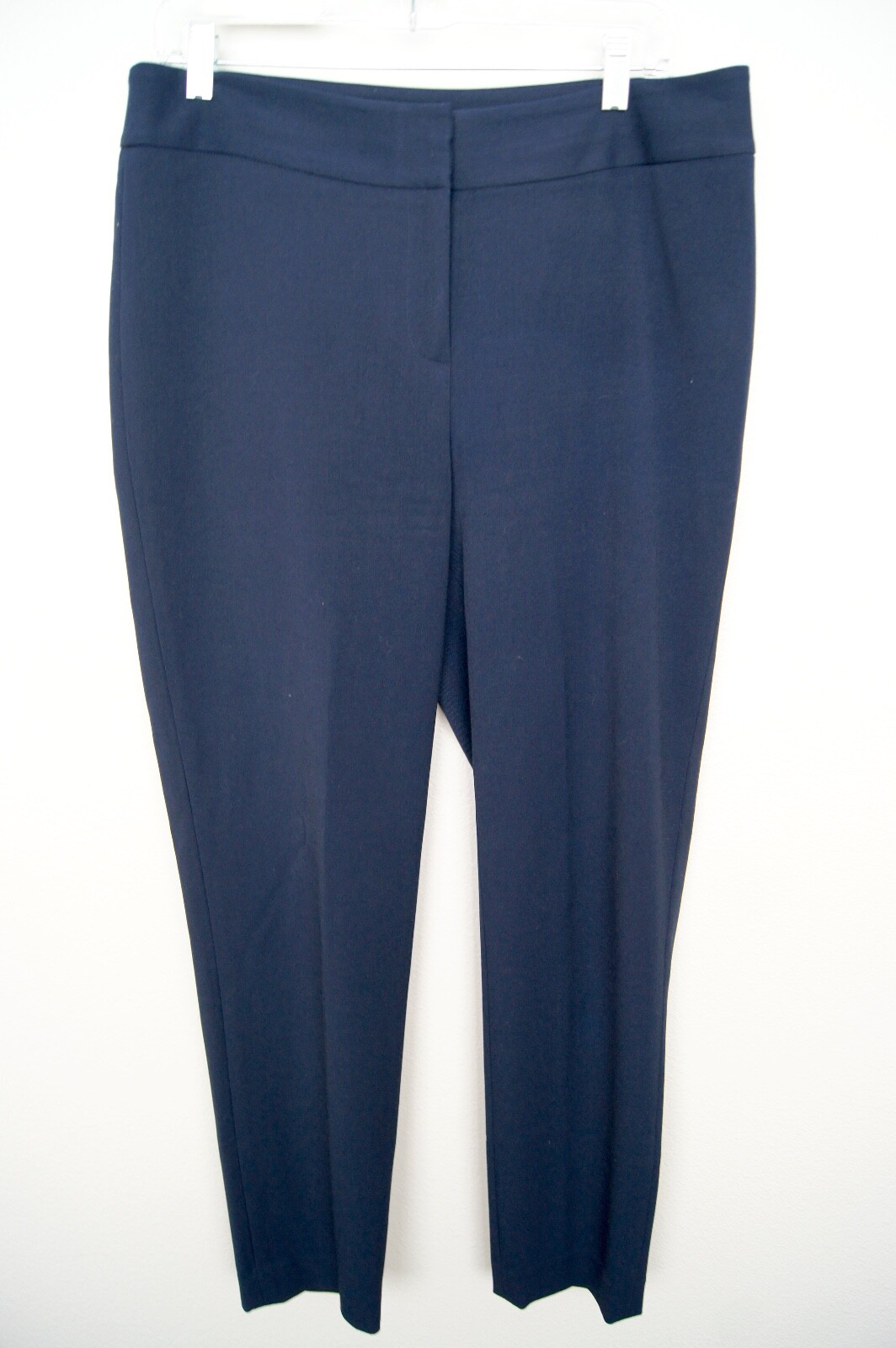 Pendleton Knit Navy Blue Flat Front Straight Leg … - image 2