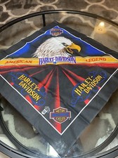 Vintage Harley Davidson Bandana American Legend Eagle 21x21
