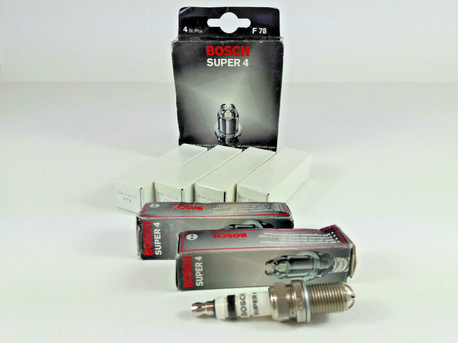 1x BOSCH Spark Plug F78 0241232512 SUPER4