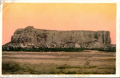 Mesa Encantada Laguna New Mexico NM UNPFred Harvey Phostint Postcard L9