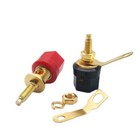 <!--F#f_0-->4PCS All Copper Gold-plated Hex Terminal Connector Power Amplifier Horn Output<!--F/-->