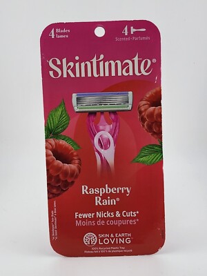 Skintimate Raspberry Rain Fewer Nicks & Cuts Disposable Razors