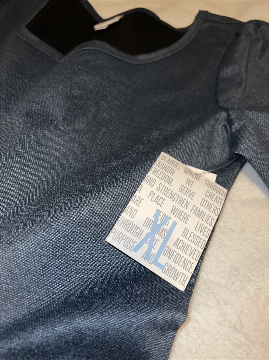Robe LuLaRoe Nicole neuve avec étiquettes - robe kaléidoscope bleue