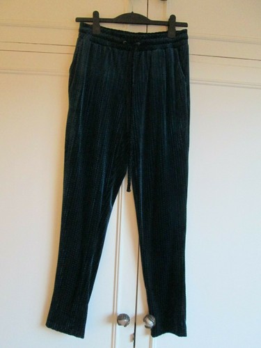 Black Zara Velvet Trousers | eBay