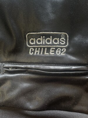 Adidas Chile 62 black Shiny Jacket | eBay