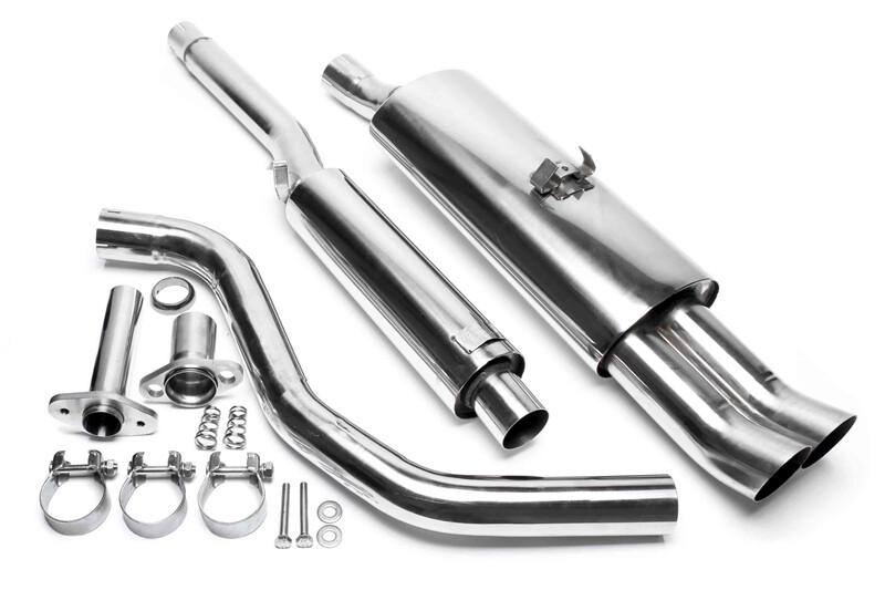 Stainless steel catback per Polo, Coupe, Classic exhaust scarico