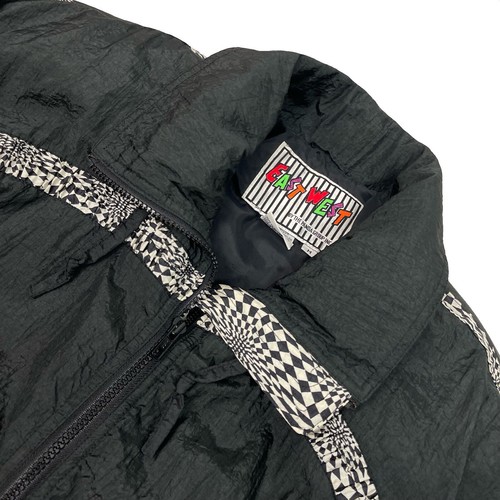 Vintage East West Full Zip Windbreaker Track Jacket - Women’s Size Medium - 第 9/14 張圖片
