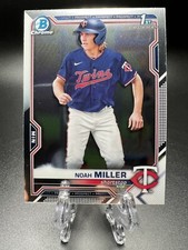 2021 Bowman Chrome Noah Miller 1st Bowman Minnesota Twins #BDC-109