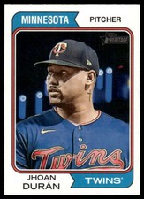 2023 Topps Heritage #294 Jhoan Durán Minnesota Twins