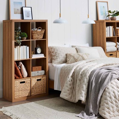  8-Cube Storage Organizer, Light Honey
