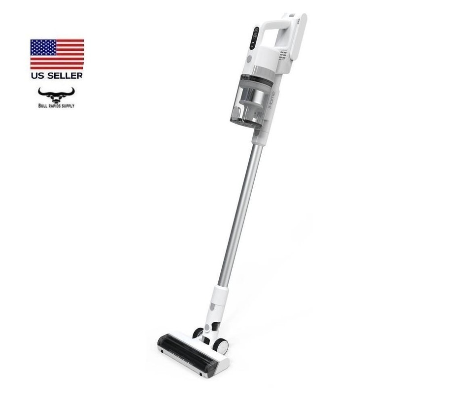 iHome SV6 Cordless Stick Vacuum Portable Lightweight Rechargeable 35